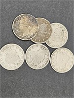 3- 1900, 3- 1902 V Nickels