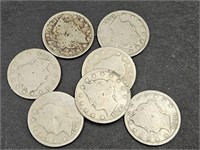 4- 1898, 3- 1893 V Nickels