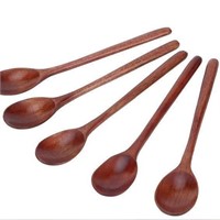 6 x Wooden Cooking Spoons