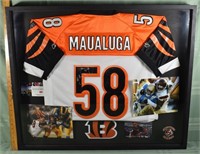 Autographed Rey Maualuga jersey, Cincinnati Bengal