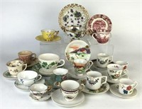 Assortment of Vintage Cups & Saucers