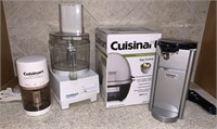 Cuisinart Can Opener, Grinder, Chopper, Egg Centra