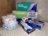 Foil, Wrap, Paper Plates Lot