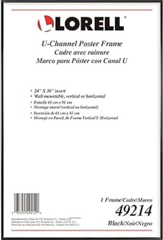 (P) Lorell Stylish Poster Frame, 24" x 36" (4921