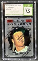 1997 Topps Mickey Mantle w/ Coating CSG 7.5