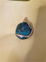 Shattuckite Necklace Pendant