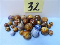 Bag of Small & Medium Size Bennington Marbles