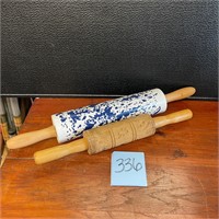 wooden mold rolling pin & rolling pin