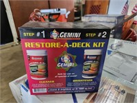 Restore a deck cleaner brightener