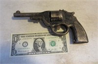 antique metal 8" Toy Gun pistol