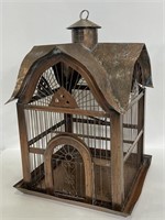 Decorative copper/metal bird cage