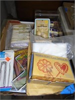 Box miscellaneous with Simplicity patterns