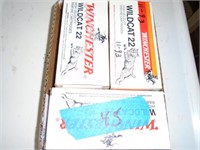 Winchester Wildcat 22  (3 boxes)