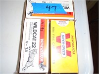 3 boxes ammunition