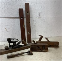 Early woodworking tools and punch