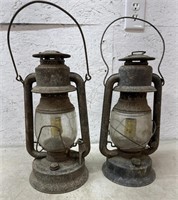 2 Barn Lanterns -  Electrified