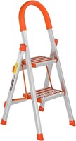 LUISLADDERS 2 Step Ladder Aluminum Lightweight