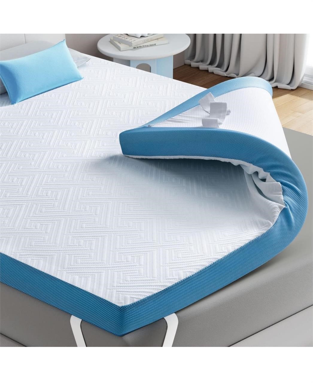 $100 BedStory Mattress Topper Twin, 2 Inch Gel