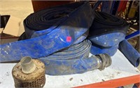 Quantity of 5" Water Hose Some with Fittings