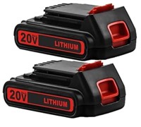NEW $48 2PK Lithium Ion Batterys 20V
