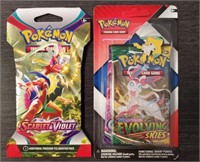 (3) Sealed Pokémon Booster Packs w/ Pin #2