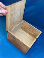 Wooden Ceramic Box with Dovetailed Corners