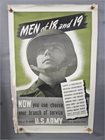 Authentic 1942 Us Army Recruiting Poster