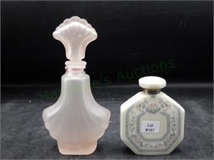 Vintage Lenox Perfume Bottle & Pink Bottle