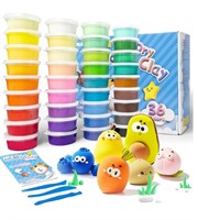 Air Dry Clay, 36 Colors Modeling Clay for Kids