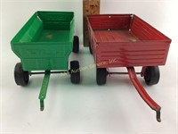 (2) Ertl trailers