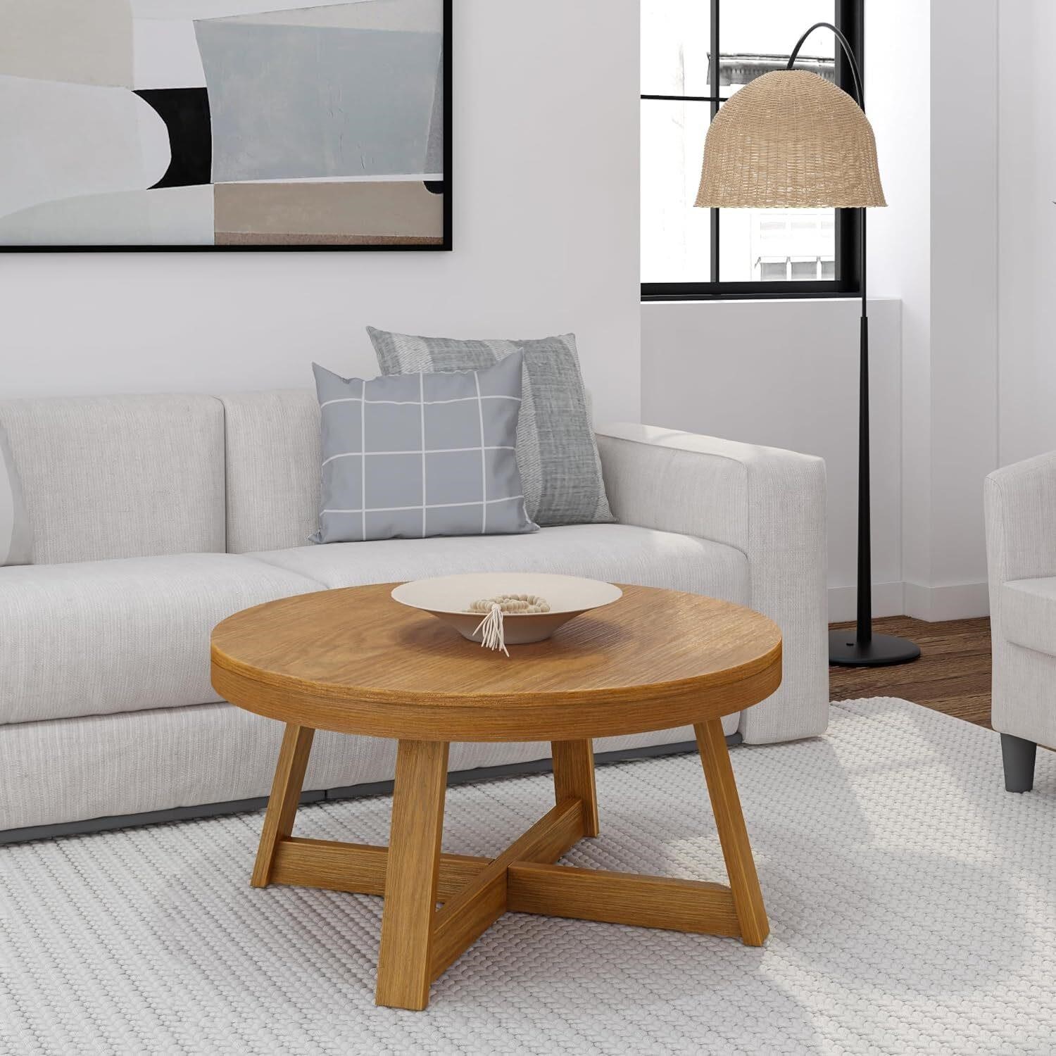 Plank+Beam Classic Round Coffee Table  36in