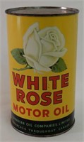 WHITE ROSE IMP.  QT. OIL CAN