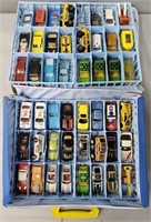 Matchbox Case & Die-Cast Cars