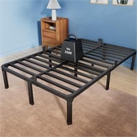 18 Inch Full Size Bed Frame with Mattress Sli