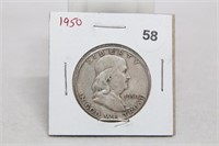 1950 Franklin Half Dollar