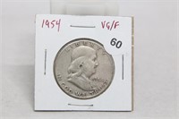 1954 Franklin Half Dollar