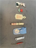 Vintage keychains and other small items