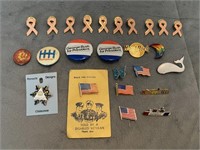 Collection of vintage pins