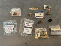 Collection of bank related pins