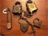 Large lot of vintage locks- no keys