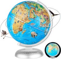 Spinning globe