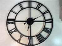 Metal Wall Clock, 30in Wide