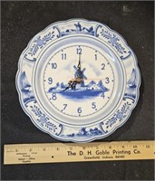 Dutch Blue & white clock