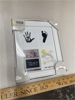 Baby print picture frame
