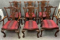 Set of Six Maitland Smith Dining Chairs