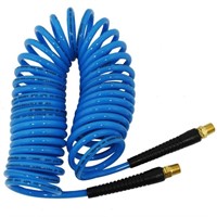 $17.48  1/4 in. x 25 ft. Polyurethane Recoil Hose