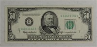 1950 $50 FRN, Chicago, CU