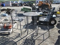 Metal Bistro Table & Chairs