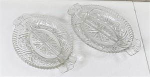 Divided Fancy Glass Dishes