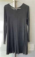 C3) Gray long sleeve dress medium Fall Creek. Knit